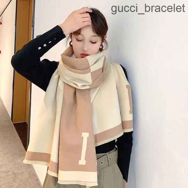 

fashion winter scarf pashmina for designers warm scarfs fashion classic women imitate cashmere wool long shawl wrap 65x180cm gift, Blue;gray