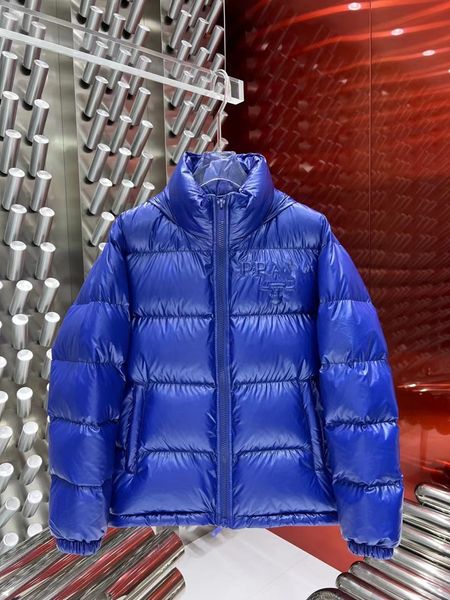 

mens monclair brands down jacket original luxury designer down jacket brand men's coat fashion women's hooded jacket embroidered o, Black