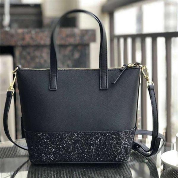 

brand designer new glitter patchwork shining shoulder crossbody shopping bags pu women handbag totes with shoulder strap249r