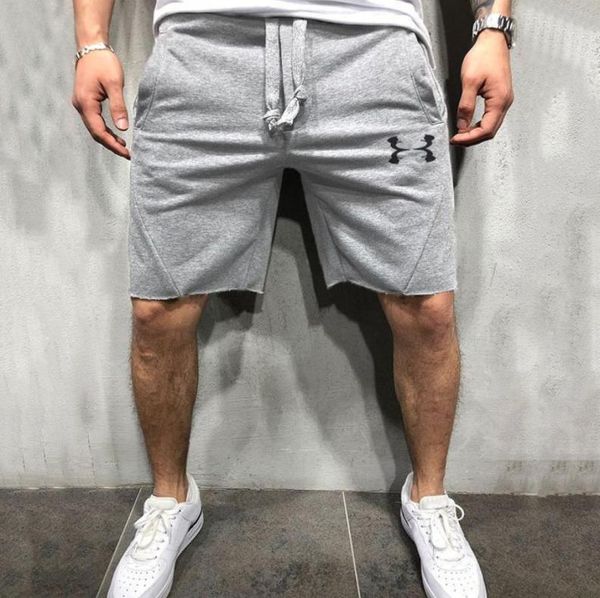 

2020 summer men039s shorts casual men joggers shorts sweatpants men trousers fitness streetwear skinny gym male short pants5166194, White;black