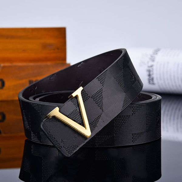 

designer mens belt luxury genuine leather solid large buckle belt valentine's day christmas gift fashion leather belt women's belt, Black;brown