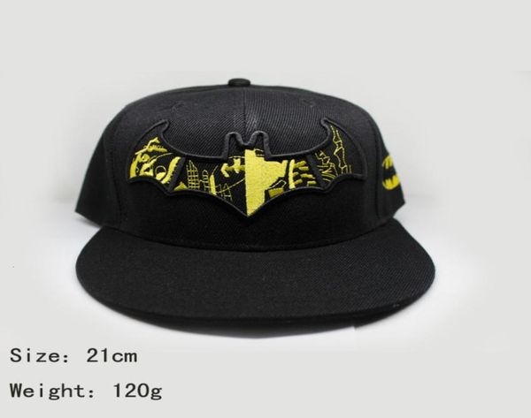 

snapbacks perimeter hat hip hop baseball flat edge batman018579004, Black;white