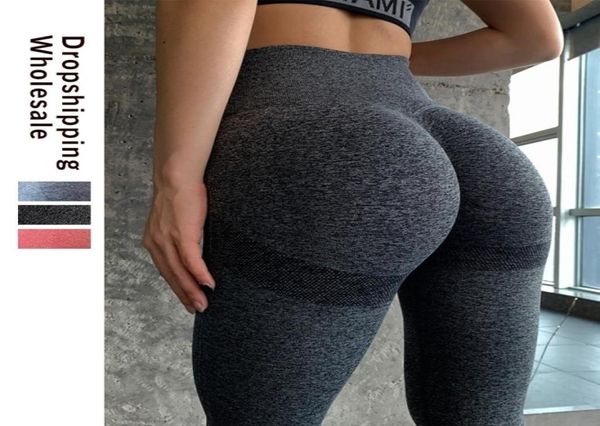 

high waist seamless leggings push up sport women fitness running gym pants energy girl leggins y2009047689659, Black
