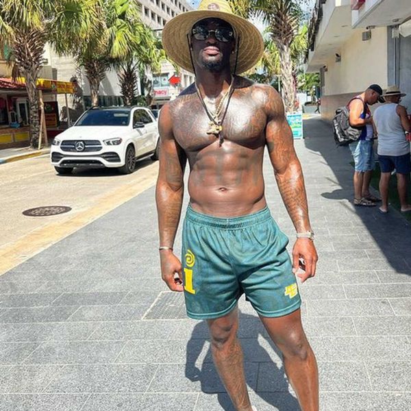 

luxury men's fashion shorts brand basic pant man women summer casual mesh short new york city skyline designers gym running fitness bea, White;black