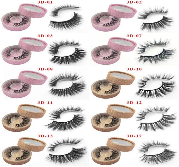 

false lashes 50 pairs dramatic mink eyelashes bulk natural long full strip luxury eyelashes make up beauty long 3d mink lashes6387045