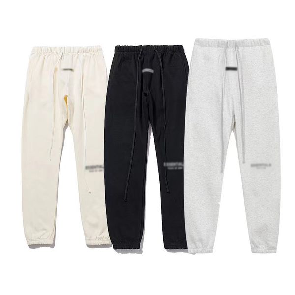 

double line men's sweatpants spring and autumn cotton pants for men and women couples high street reflective loose casual bunches of fo, White;black