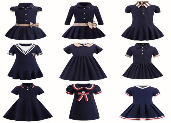 

baby girls dresses for kids brand plaid cotton designer clothes boutique whole party casual clothing dress20221203476, Red;yellow