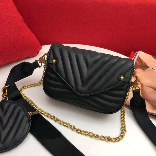 

fashion shoulder bag new wave genuine leather cross body bag twin set satchel handbag for men presbyopic mini package multi pochet293j