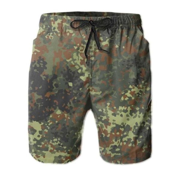 

men pants flecktarn camo surfing beach board swim trunks sport quick dry mesh funny rhodesia short for q06025545329, White;black