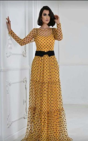 

xl4xl 2020 summer new fashion african women oneck polka dot long sleeve plus size long dress african clothing with inner1694647, White;black