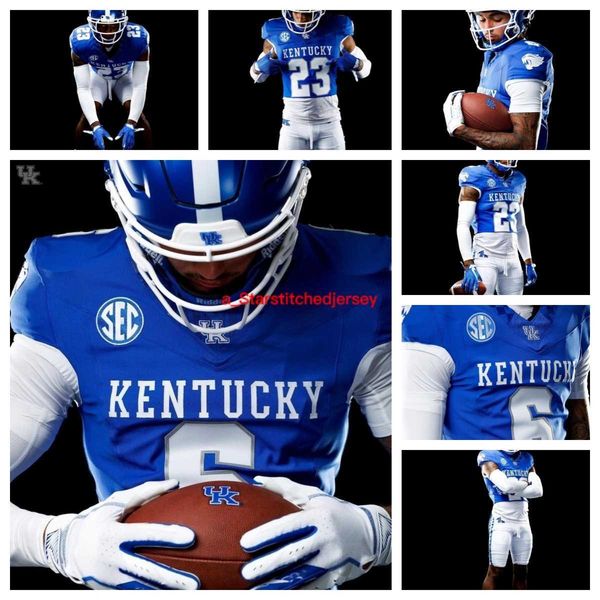 

2023 kentucky wildcats football 1 ray davis 17 daveren rayner 39 jackson smith 12 chance poore 93 wilson berry, Black