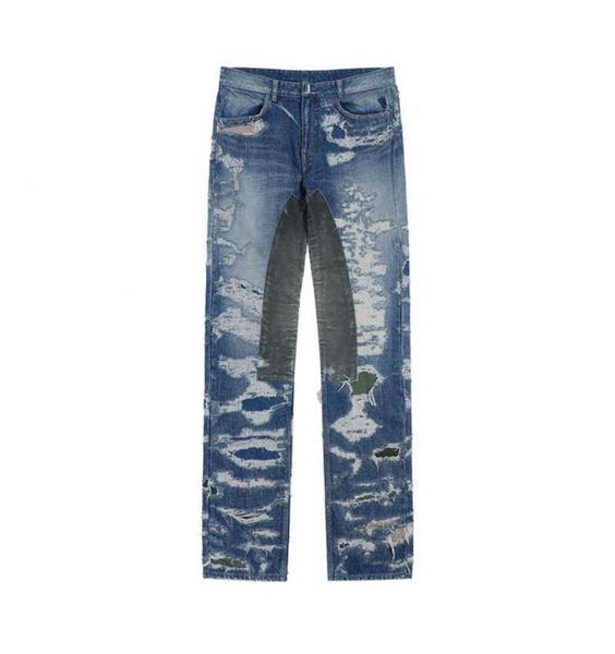 

ss autumn winter new diamond studded jeans ww2101234563331988, Blue