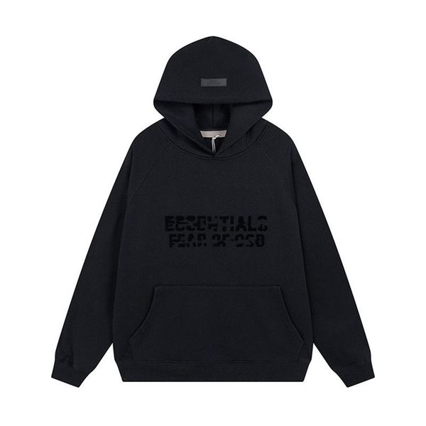 

hoodie tracksuit designer t shirt fashion mens sweater streetwear letter-print casual 2-piece set hoody long sleeve sweatshirts sweatshirts, Black