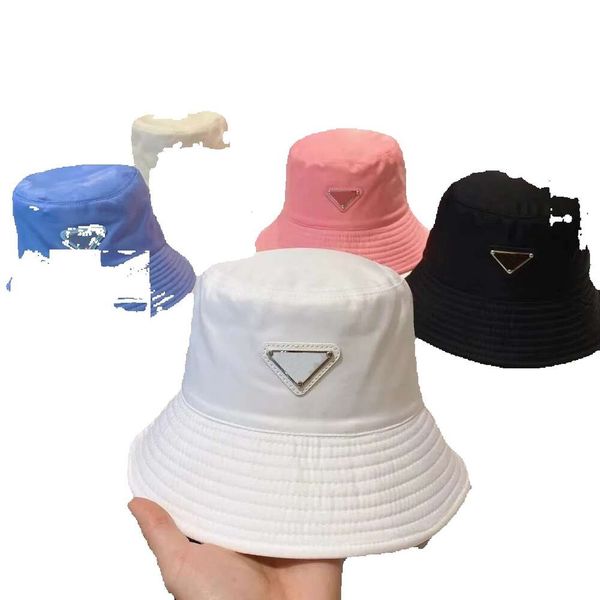 

pra hats bucket hat designer stars with the same casual outing flat-small brimmed hats triangle fashion men women hats 2023, Blue;gray
