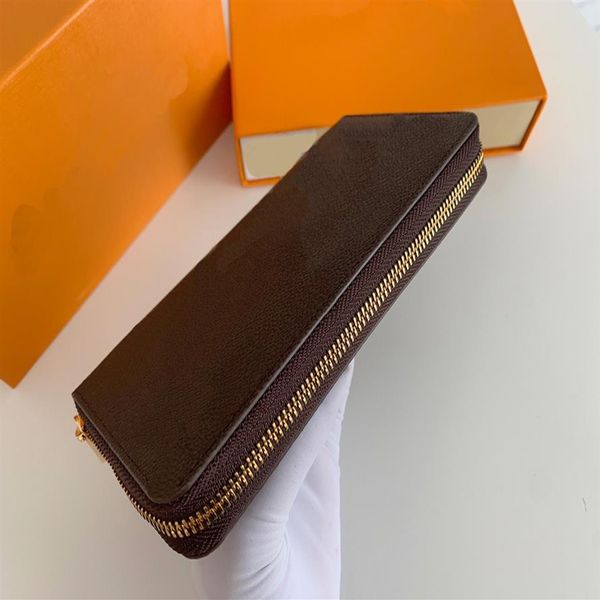 

2022 luxury ladies wallet zlppy zipper bag women card holder pocket long ladies311c, Red;black