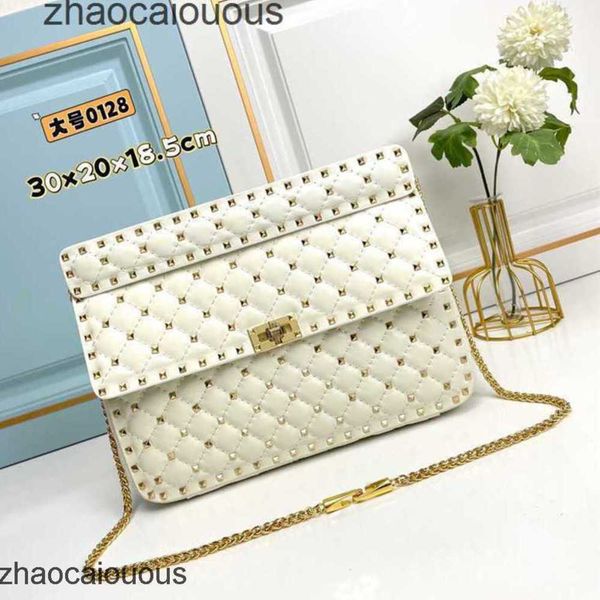 

luxury diamond designer bag crossbody beach bags valantinos classic lady's women handbags new sheepskin rivet small leather large capac