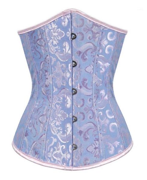 

corset underbust waist cincher corsets gothic corset bustier plus size corpete corselet black white red blue s6xl18552612