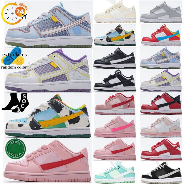 

kids panda designer low sb baby shoe toddler infants retro sneakers children big kid youth trainers black pink shoes boys girls outdoor spor
