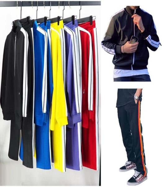 

men tracksuit sweat suit fashion sports mans women casual jackets tracksuits jogger outer garment pants set mens jacket 1236804621, Gray