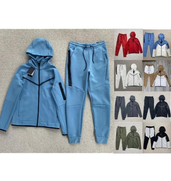 

mens tracksuits man women sports pant hoodies tech fleece hooded jackets trousers womens men joggers running set trac6939932, Gray