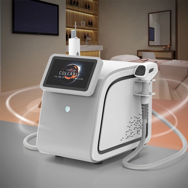 

2 in 1 pigment removal 755 808 1064 diode laser painless hair removal machine picosecond laser remove freckles carbon peeling skin tightenin, Black