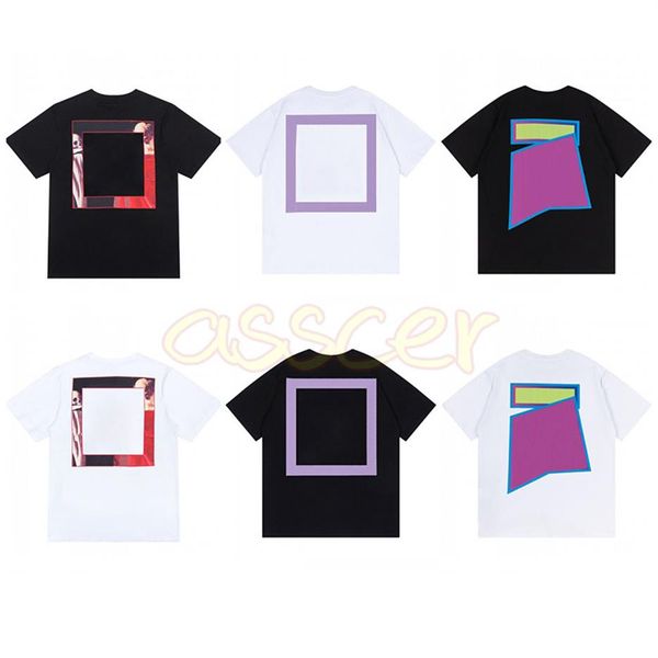 

men womens summer new t shirt offs fashion mens geometric printing t shirts casual short sleeve size s-xl311x, White;black