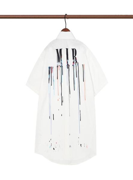 

mens men printed hawaiian short sleeve casual buttons t shirt good quality designer shirts plus 2022 men039s9604169, White;black