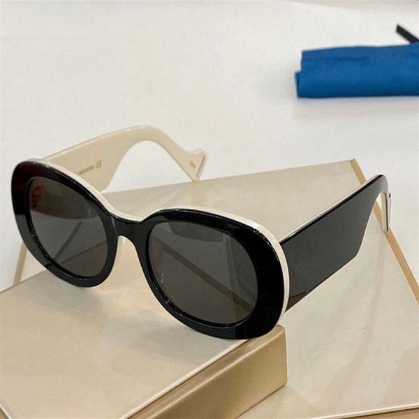 

new 0517 sunglasses for women men special uv protection women style vintage small oval frame come with case 0517s251d, White;black