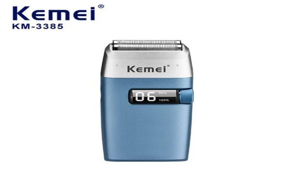 

kemei km3385 electric shaver for men usb cordless rechargeable beard razor reciprocating foil mesh shaving machine8190765