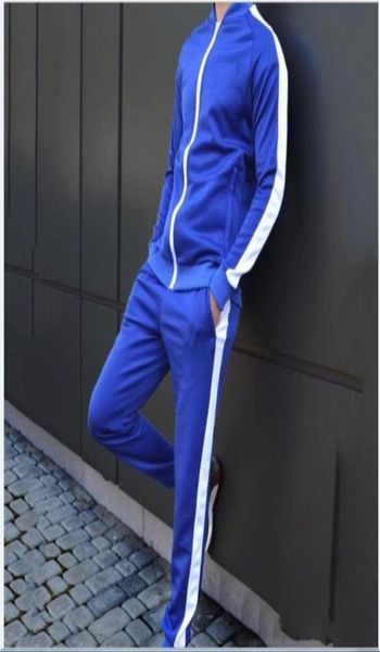 

men sportswear hoodie and sweatshirts spring autumn jogger sporting suit mens sweatsuits tracksuits set plus size sxl1756728, Gray
