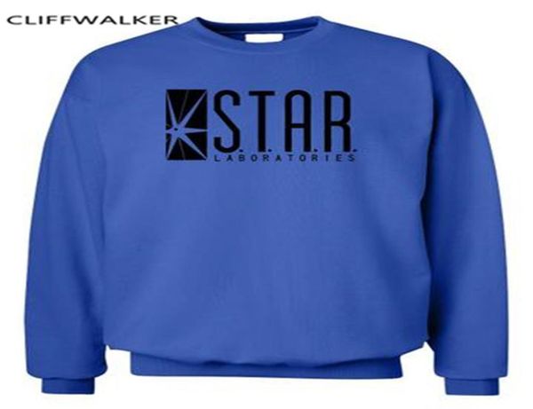 

star labs hoodie sweatshirt men women jacket star laboratories flash jackets man woman laboratori jumper pullovers camiseta1750055, Black