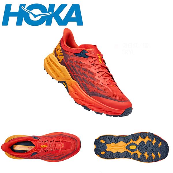 

dress shoes hoka speedgoat 5 mens running shoes outdoor trail non-slip light hiking trekking sneakers women ultra-light anti-skid road shoes, Black