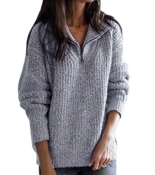 

women sweater winter plus size knitted cashmere jumper warm korean pullover fluffy casual zipper fashion sweater famale4390521, White;black