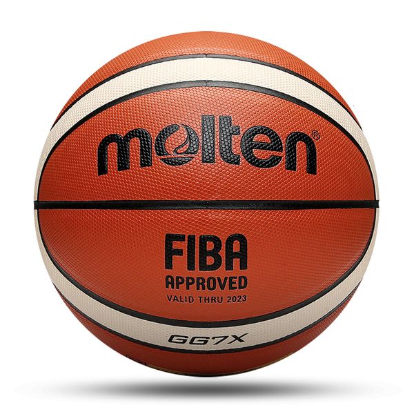 

balls basketball ball official size 765 pu leather outdoor indoor match training men women baloncesto 230821