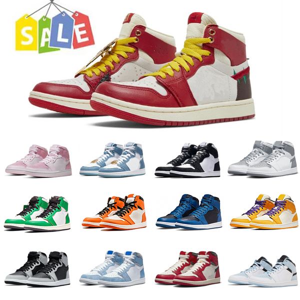 

1 high og 1s basketball shoes jumpman lost and found skyline men sneakers university blue space jam patent bred gorgemocha starfish trainers