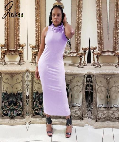 

joskaa mask sleeveless maxi dresses for women clothing summer 2020 new club bodycon long dress vestido de mujer4389387, Black;gray