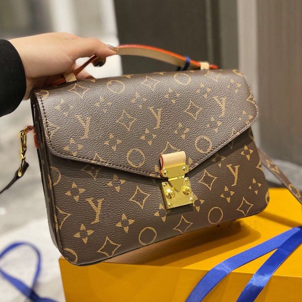 

designer bag handbag shoulder bag messenger crossbody bag fashionable and classic trend printing letters black leather messenger bag wallet