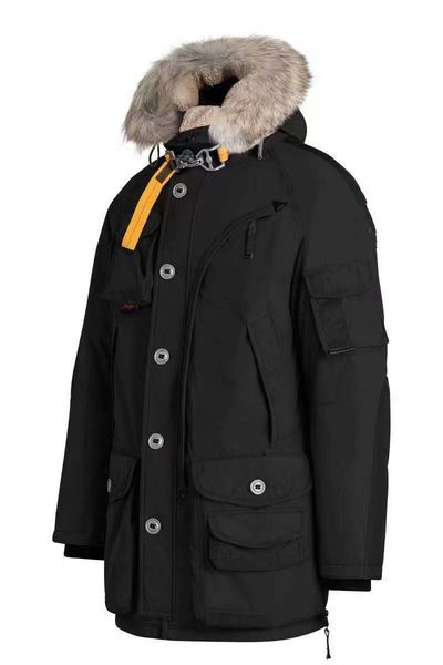 

winter mens down parkas parajumpers thich hooded long sleeve outwear coats parka xs-3xl, Black