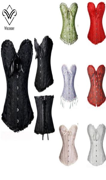 

corsage overbust corsets and bustiers basque waist training steampunk corset gothic clothing corselet plus size s6xl6220530, Black;white