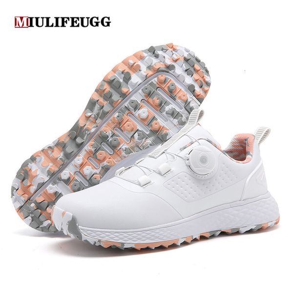

safety shoes waterproof golf women comfortable sneakers men outdoor walking sports footwears anti slip athletic caddie shoe 230821, Black;brown