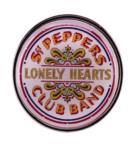 

the beatleees sgt peppers lonely hearts x club band logo enamel pin button badge5872764, Blue
