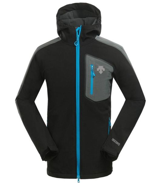 

new the mens descente jackets hoodies fashion casual warm windproof ski face coats outdoors denali fleece jackets 018170187, Blue;black