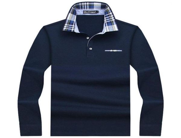 

casual men polos shirt thicker mens long sleeve solid polo shirts camisa tees well plus size6682700, White;black