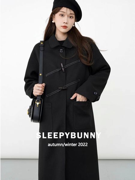 

womens jackets korean stylish sweet basic vintage winter coats for women cozy fashion coat aesthetic cold 230818, Black;brown