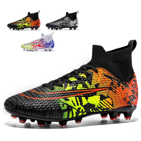 

dress shoes mens football children s boots youth women s outdoor anti skid breathable sports 230821, Black