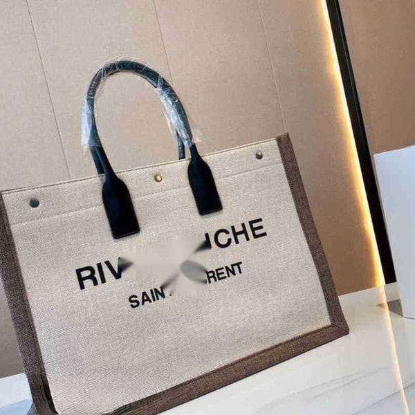 

bag women classic gauche rive designer lady bags shopping yssbag capacity cowhide canvas large travel for men and women 9hbl