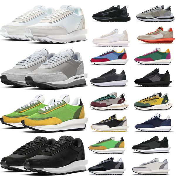 

waffle vaporwaffle pegasus running shoes mens womens nylon white off black nyc pigeon fragment chunky dunky ldv green gusto trainers men spo