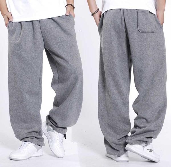 

fashion hip hop streetwear sweatpants men joggers cotton autumn winter sweat pants loose baggy track trousers male clothes cj191213591386, Black