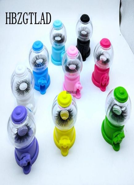 

20pcs whole candy machine box eyelash packaging box lash boxes packaging faux mink lashes strips empty case bulk7525895