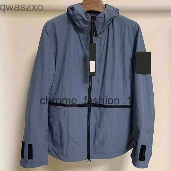 

outerwear designer badges zipper shirt jacket loose style spring autumn mens oxford breathable portable high street stones island clothing j, Black;brown